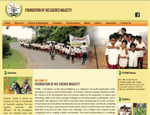 Tablet Screenshot of hissacredmajesty.com